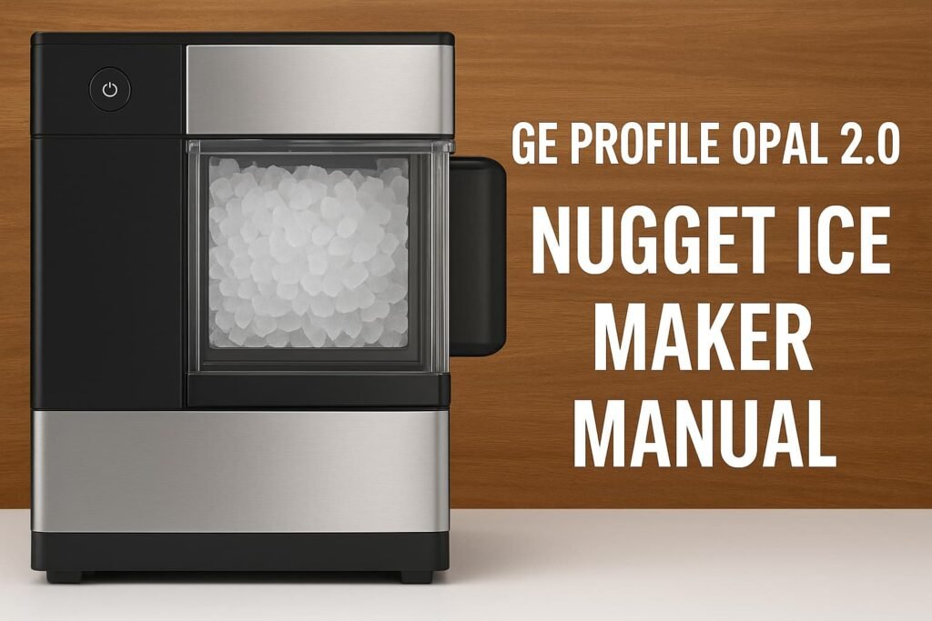 ge profile opal 2.0 nugget ice maker manual