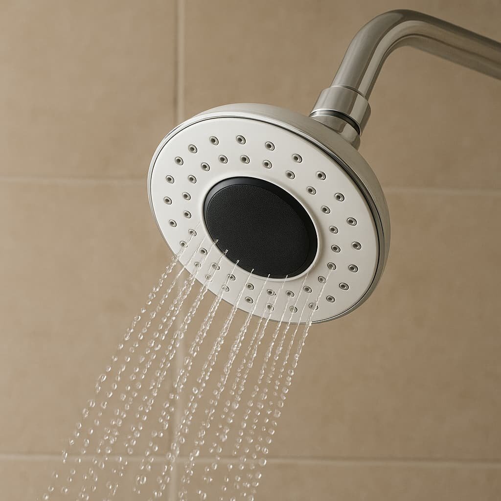 kohler moxie showerhead harman kardon
