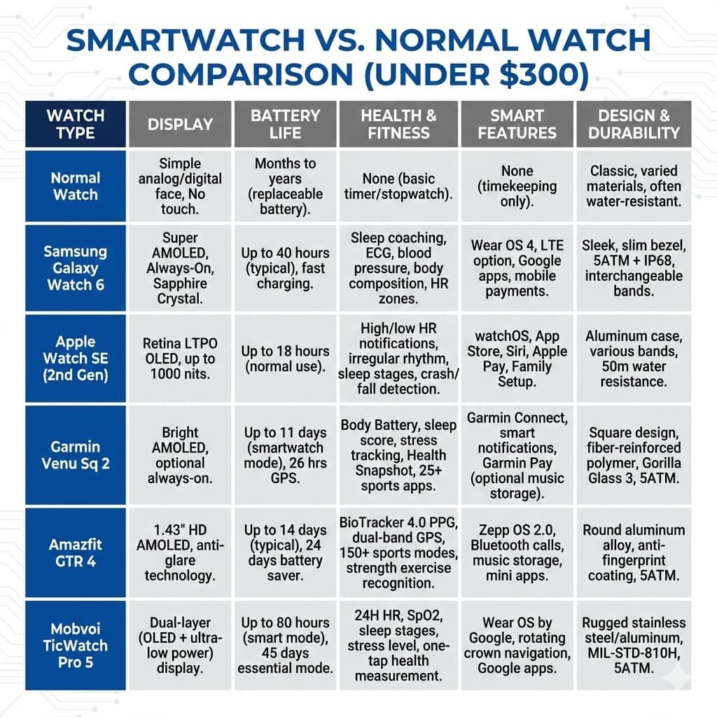 best smartwatch under $300